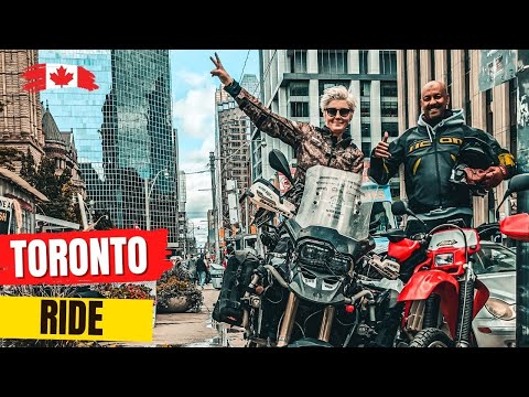 Toronto, Canada | Downtown on a Motorcycle -EP. 188