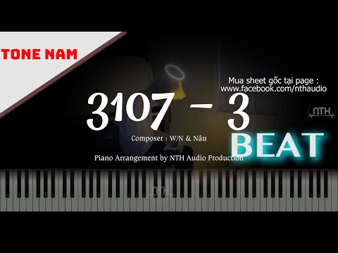 3107-3 | W/n x Nâu x Duongg x Titie - Piano Beat ( Tone Nam )