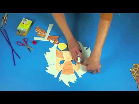 Slide 6 - Wild Animal Fold Up Masks, 30 Pieces (video)