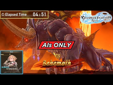 Beating Behemoth AFK Offline In Under 5 Minutes | Granblue Fantasy: Relink