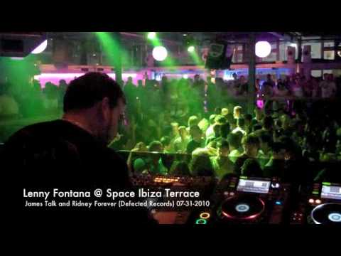 Lenny Fontana @ Space,Ibiza playing James Talk & Ridney "Forever" 31.7.10