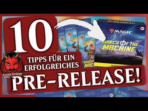 10 Tips for a Successful PRERELEASE Event! | Magic the Gathering MTG | Elder Demon Highlander