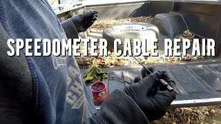 Fixing A Noisy Speedometer Cable Chevy C10
