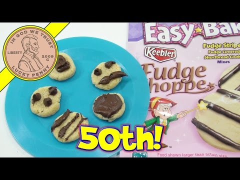 2013 Easy Bake Ultimate Oven 50th Anniversary Edition - Keebler Fudge Stripe Cookies! Video