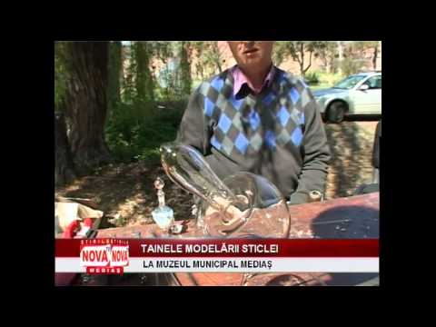 Modelarea sticlei la Muzeul Municipal - NovaTv Mediaş