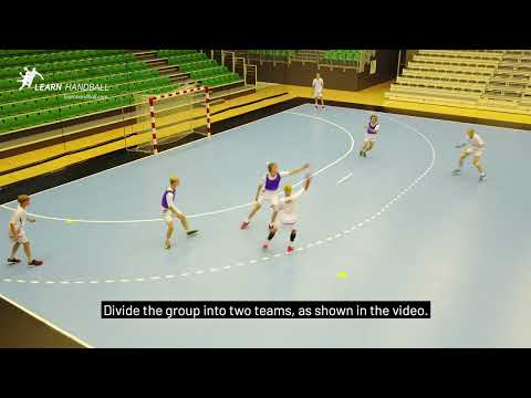 Put pressure on the attack, Carlos Ortega, Handball exercise, Defence, Learn Handball (English)