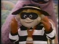 How The Hamburglar Got His Stripes McDonalds Commercial