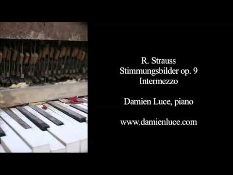 Richard Strauss : Stimmungsbilder (Intermezzo) - Damien Luce, piano