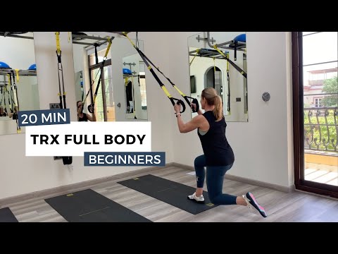 20 min TRX FULL BODY workout for BEGINNERS - Home Workout using TRX