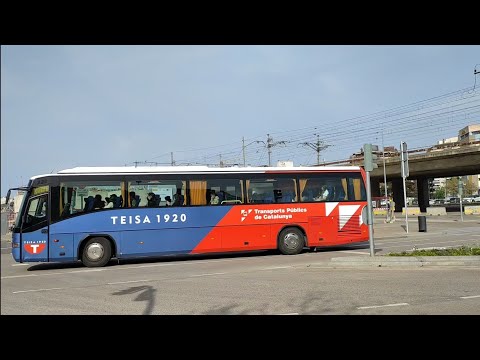 Saída e entrada autobuses da estação autobuses Teisa y Sagalés - Girona (abril 2022) 1