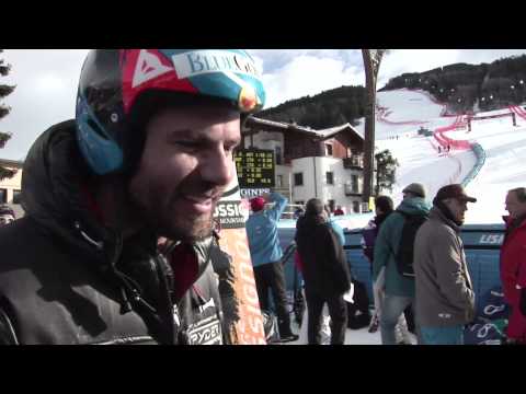 Bormio DH 2012 - Jan Hudec speaks after second training