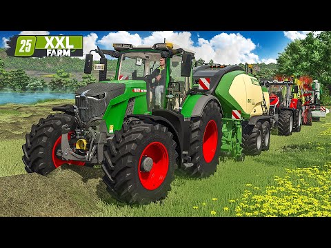 Neuer FENDT 832 mit tollen Funktionen auf dem Hof! | XXL Farm #44 | FARMING SIMULATOR 25