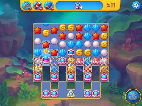 Fishdom level 6037 no boosters フィッシュダム ノーマル [Friend's]