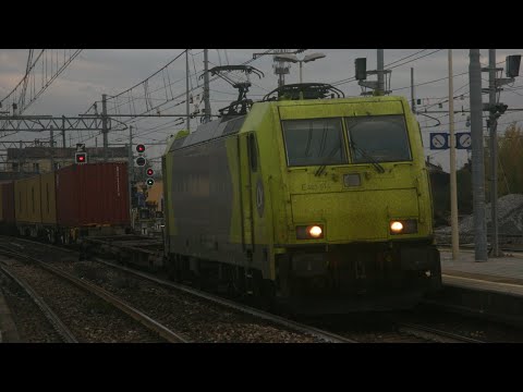 E483 NUOVA LIVREA ALPHA TRAIN e E436 ~ Una giornata alla stazione di Treviglio | 125° parte
