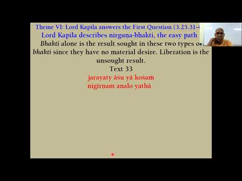 SB 3.25.33 - Lord Kapila Describes the benefits f Bhava Bhakti