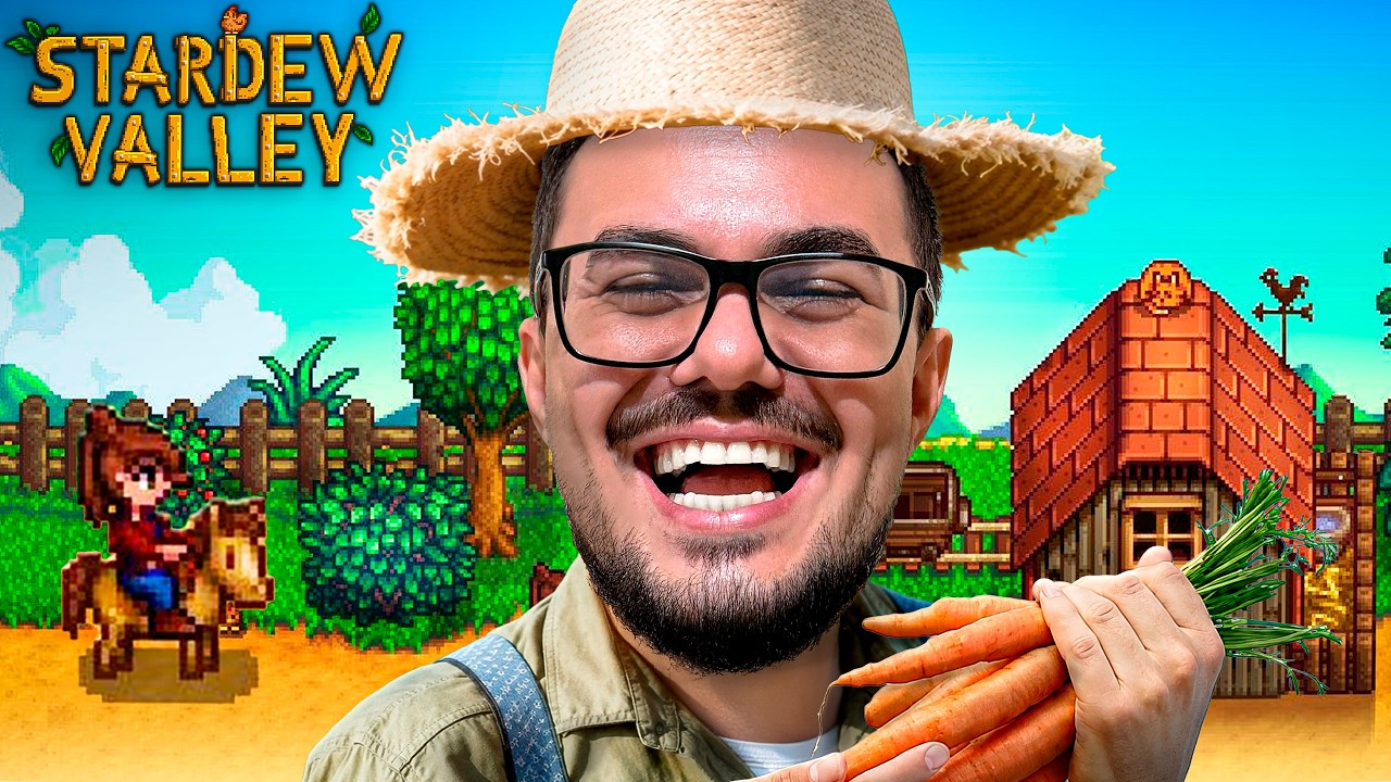 MINHA PRIMEIRA VEZ JOGANDO STARDEW VALLEY