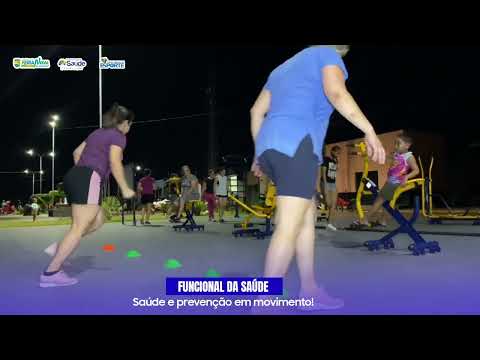 FUNCIONAL DA SAÚDE PRAÇA VIDA ATIVA EM FEIRA NOVA DO MARANHÃO