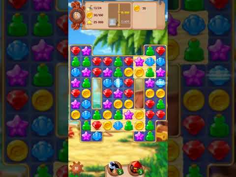 Pirates & Pearls A Treasure Matching Puzzle Level 17 Solved
