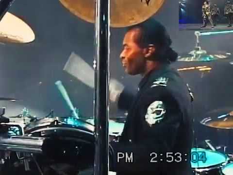Michael Jackson HIStory World Tour -TDCAU Medley Sugarfoot DRUM CAM split screen