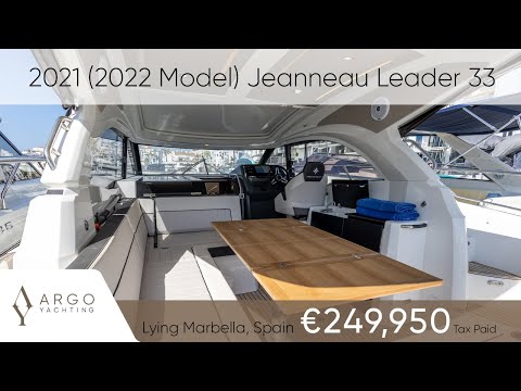 2021 (2022 Model) Jeanneau Leader 33 'Sea Retreat' FOR SALE NOW in Marbella, Spain