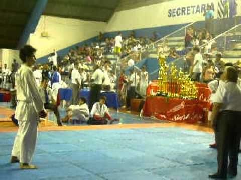 Ciel Brandão x Douglas Copa Tietê de karatê 2007