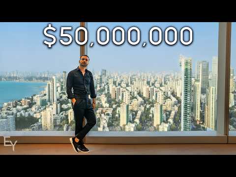 Inside a $50,000,000 Billionaire’s Home in Mumbai, INDIA