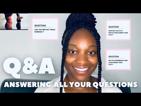 21 DAYS WATER FAST (Q&A) Answering All Your Questions.