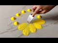 Simple rangoli design using fork| Diwali 2020 rangoli| Easy & Quick Rangoli| Rangoli by Sangeeta