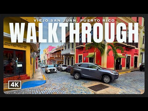 Old San Juan, Puerto Rico // Full 1-Hour Walkthrough (4K)
