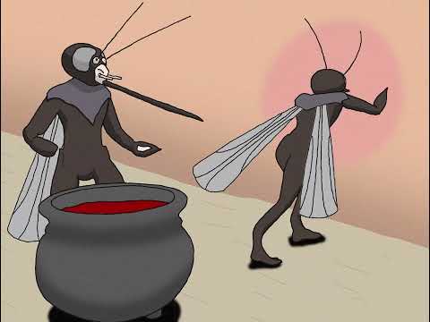 Two mosquitos talk about their cosmic horror, a human... (SWARM PART 1)