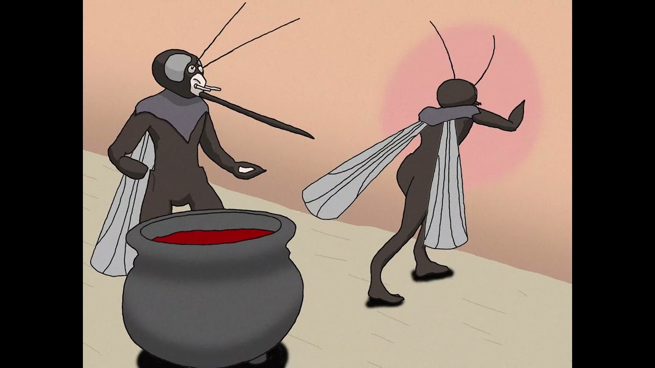 Two mosquitos talk about their cosmic horror, a human... (SWARM PART 1)