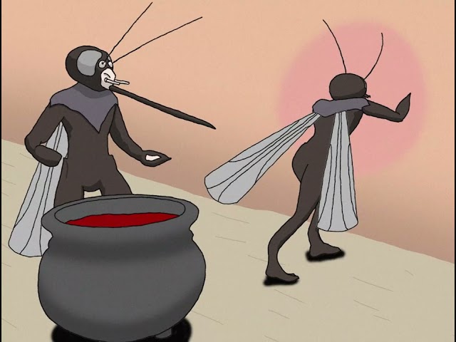 Two mosquitos talk about their cosmic horror, a human... (SWARM PART 1)