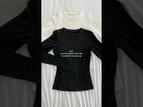 the best amazon seamless tops #amazonfashion #amazonhaul