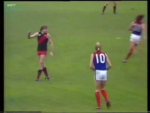 Round 7 1979 Essendon v Melbourne. Channel 7. Terry Daniher kicks 7 goals