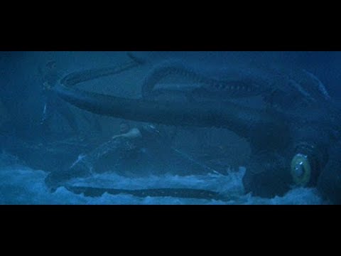 20,000 Leagues Under The Sea (1954) Giant Squid Fight HD (1/2)