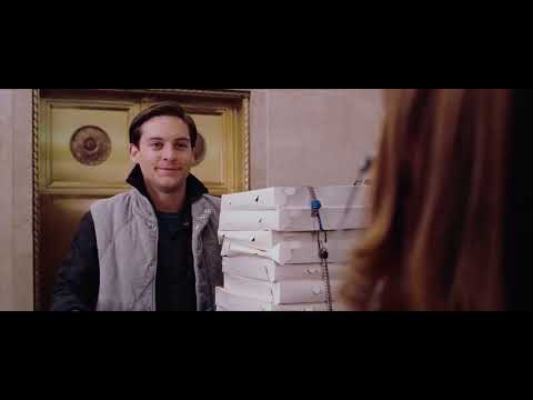 Peter Parker Pizza Time Scene  Spider Man 2 2004 Movie Clip