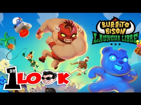 Burrito Bison: Launcha Libre - SO MANY GUMMY BEARS !! (1st Look iOS Gameplay)