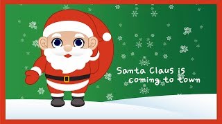 Santa Claus is Coming to Town | English Kids Songs | COMICOMI