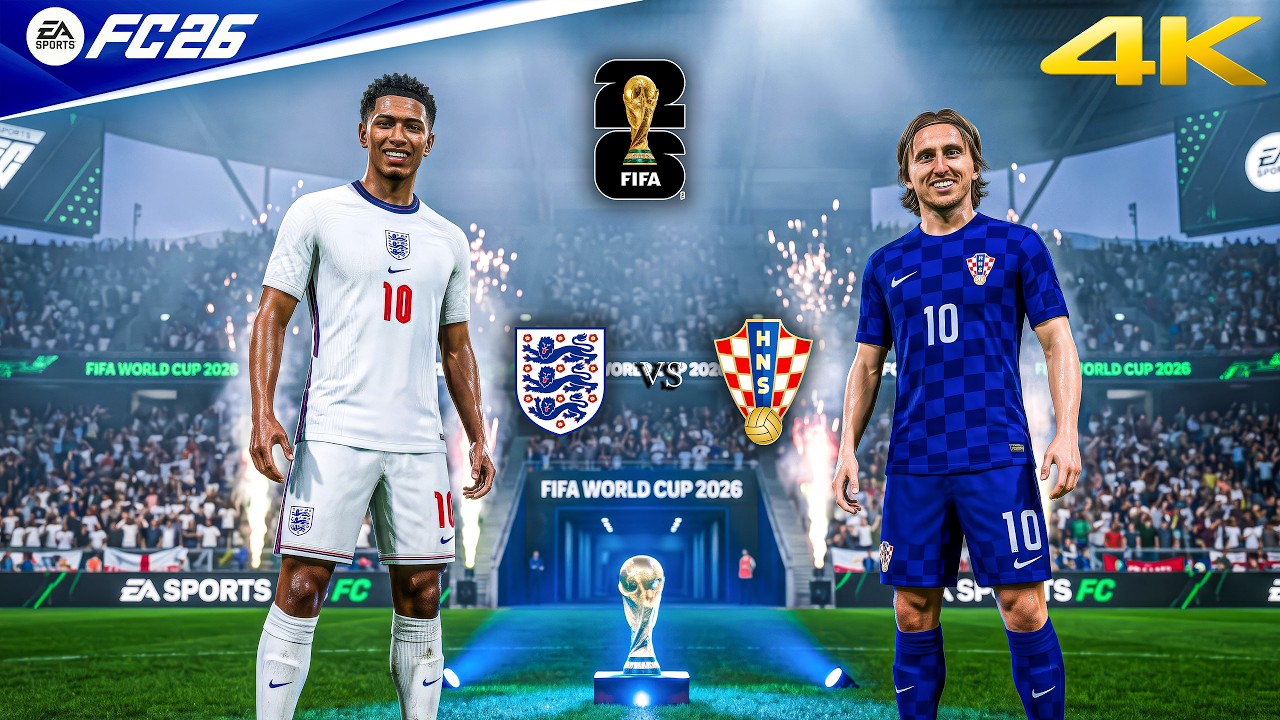FIFA 26 - England vs. Croatia - FIFA World Cup 2026 Full Match | PC™ [4K60]