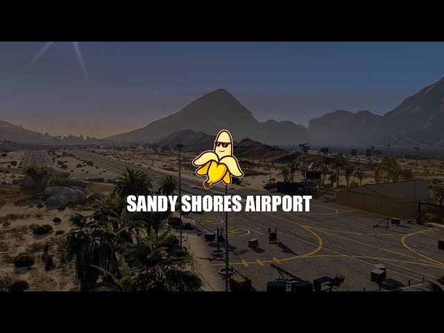 Sandy shores airport