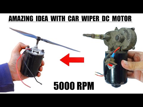 Do Not Throw Away your Car Wiper Motor - 12V 8 Amp DC Motor Salvage DIY