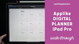 The best digital planner for iPad, tablet, goodnotes planner