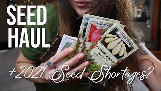Seed Haul from Floret, Hudson Valley, & Fruition Seeds | #vlogmas e05