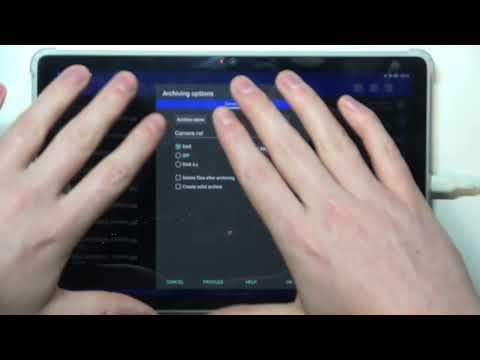 How to Pack Files into Rar & Zip Archives on a BLACKVIEW Tab 12 - RAR App
