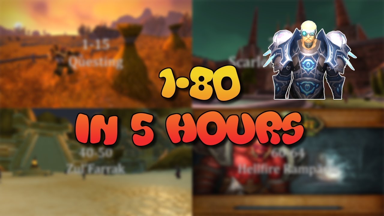How I got to LVL80 IN 5 HOURS in WotLK (Warmane Powerleveling route and guide)