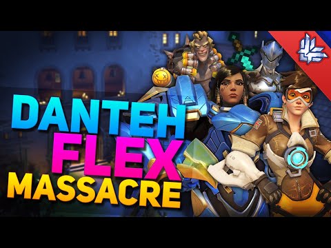 Danteh plays everything now! Genji/Junkrat/Tracer/Pharah Top 500 season 10 gameplay!!