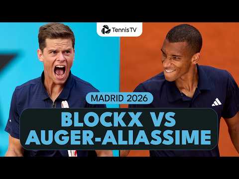Alexander Blockx Faces Felix Auger-Aliassime! | Madrid 2026 Highlights