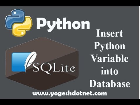 Inserting variables to database table - SQLite3 with Python 3  | Lecture 16 | Hindi