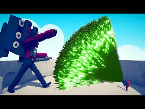 GIANT SPEAKERMAN & CAMERAMAN TITANS vs EVERY GODS - Totally Accurate Battle Simulator TABS