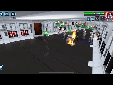 Swgoh GL Leia tier 1 easy